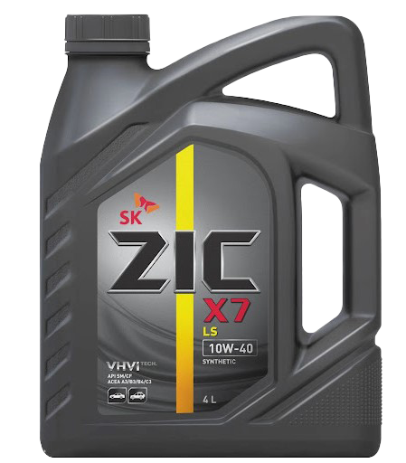 Моторное масло ZIC X7 LS 10W-40, 4л